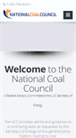 Mobile Screenshot of nationalcoalcouncil.org